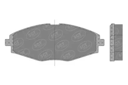 Комплект тормозных колодок SCT Germany SP 666 PR
