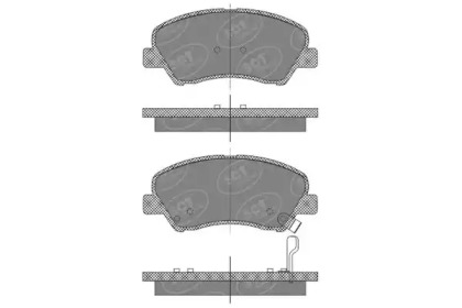 Комплект тормозных колодок SCT Germany SP 667 PR