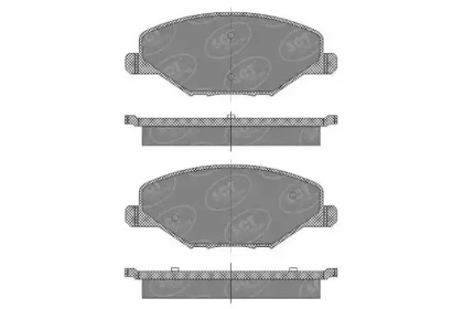 Комплект тормозных колодок SCT Germany SP 668 PR