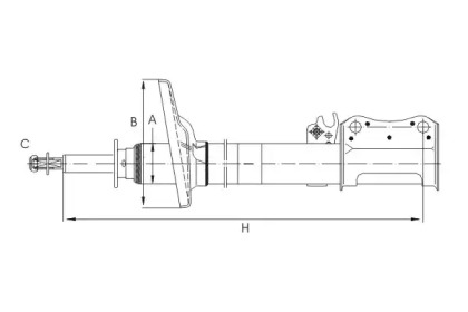 Амортизатор SCT Germany Z 3088L