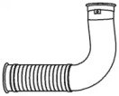 Труба выхлопного газа DINEX 21258