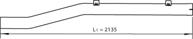 Труба выхлопного газа DINEX 21780