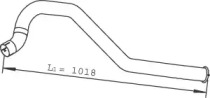 Труба выхлопного газа DINEX 28784