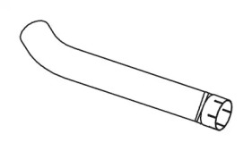 Труба выхлопного газа DINEX 28796