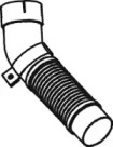 Монтажный комплект, труба выхлопного газа DINEX 54180
