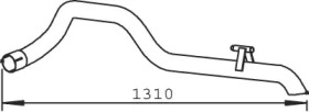 Труба выхлопного газа DINEX 54600