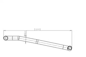 Труба выхлопного газа DINEX 54712