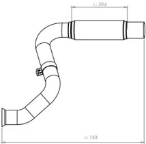 Трубка DINEX 56169