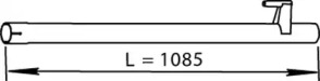 Труба выхлопного газа DINEX 56513
