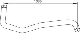 Труба выхлопного газа DINEX 64167