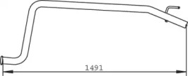 Труба выхлопного газа DINEX 73200