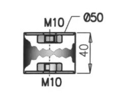 Буфер, глушитель DINEX 80951