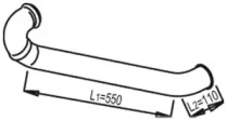 Труба выхлопного газа DINEX 81625