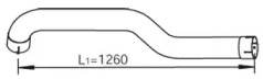 Труба выхлопного газа DINEX 81635