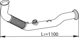 Труба выхлопного газа DINEX 82229