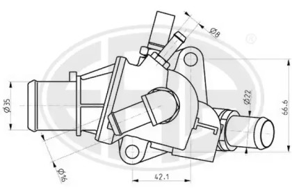 Термостат ERA 350228
