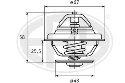 Термостат ERA 350301