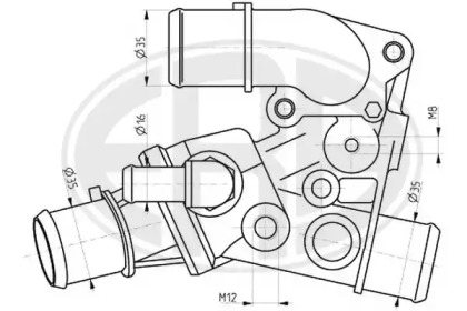 Термостат ERA 350304