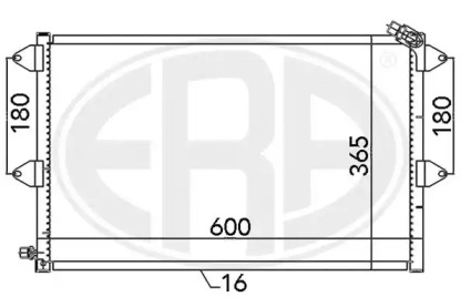 Конденсатор, кондиционер ERA 667126