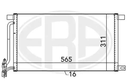 Конденсатор, кондиционер ERA 667134