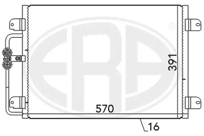 Конденсатор, кондиционер ERA 667143