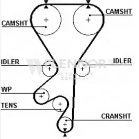 Ремень ГРМ FLENNOR 4257V