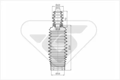 Пылезащитный комплект, амортизатор HUTCHINSON KP001