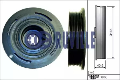 Ременный шкив RUVILLE 515514