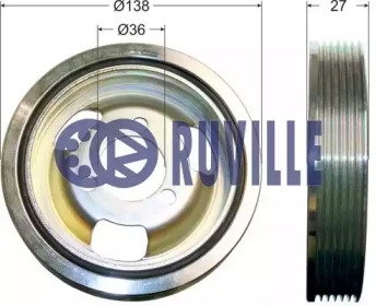 Ременный шкив RUVILLE 515907