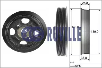 Ременный шкив RUVILLE 516902