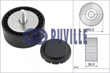 Паразитный / ведущий ролик, поликлиновой ремень RUVILLE 57536