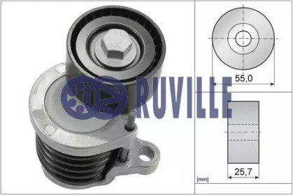 Натяжная планка, поликлиновой ремень RUVILLE 57540