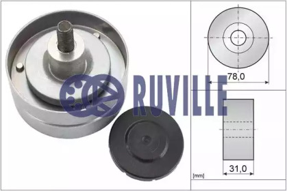 Паразитный / ведущий ролик, поликлиновой ремень RUVILLE 58867