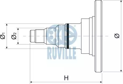 Поворотный кулак RUVILLE 415701