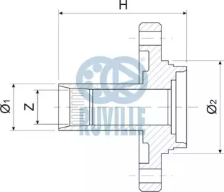 Ступица колеса RUVILLE 488402