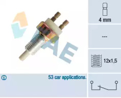 Выключатель фонаря сигнала торможения FAE 25040