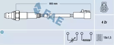 Лямбда-зонд FAE 77262