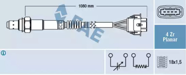 Лямбда-зонд FAE 77421