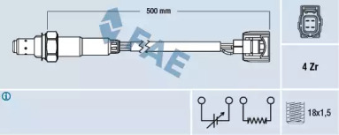 Лямбда-зонд FAE 77501