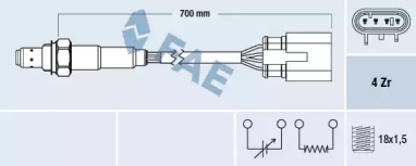 Лямбда-зонд FAE 77587