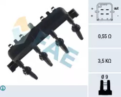 Катушка зажигания FAE 80208