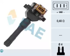 Катушка зажигания FAE 80215