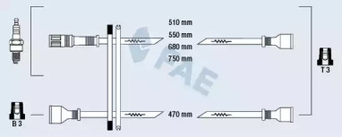 Комплект электропроводки FAE 83060