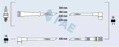 Комплект электропроводки FAE 83170