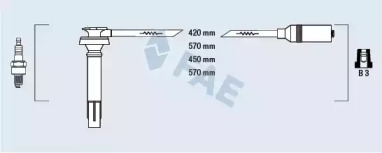 Комплект электропроводки FAE 83236