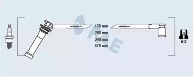 Комплект электропроводки FAE 83263