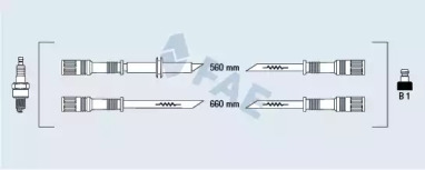 Комплект электропроводки FAE 83300