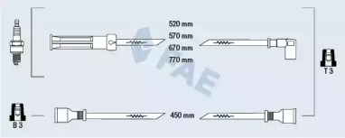 Комплект электропроводки FAE 83450