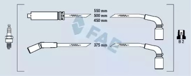 Комплект электропроводки FAE 83562