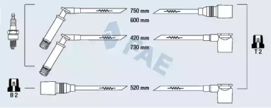 Комплект электропроводки FAE 83800